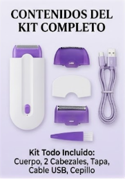 Depiladora Facial y Corporal Recargable | Tecnología de Precisión para una Piel Suave