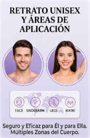 Depiladora Facial y Corporal Recargable | Tecnología de Precisión para una Piel Suave