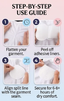 Almohadillas Antisudor Desechables para Axilas | Protección Invisible Unisex (50 Piezas)