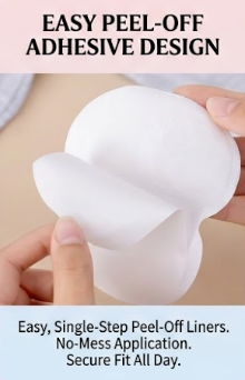 Almohadillas Antisudor Desechables para Axilas | Protección Invisible Unisex (50 Piezas)