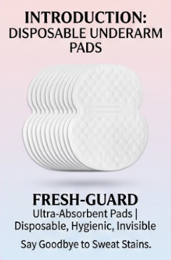Almohadillas Antisudor Desechables para Axilas | Protección Invisible Unisex (50 Piezas)
