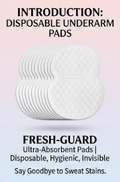 Almohadillas Antisudor Desechables para Axilas | Protección Invisible Unisex (50 Piezas)